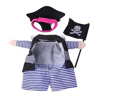 Funny Pet Clothes New Pirate Costume