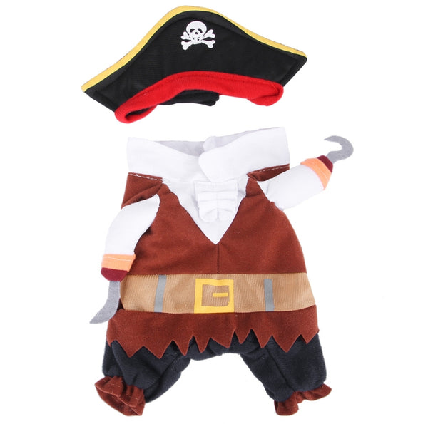 Funny Pet Clothes Pirate Costume