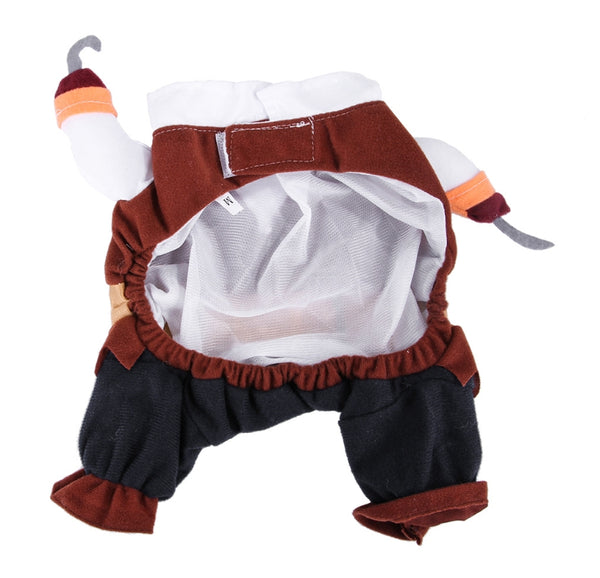 Funny Pet Clothes Pirate Costume
