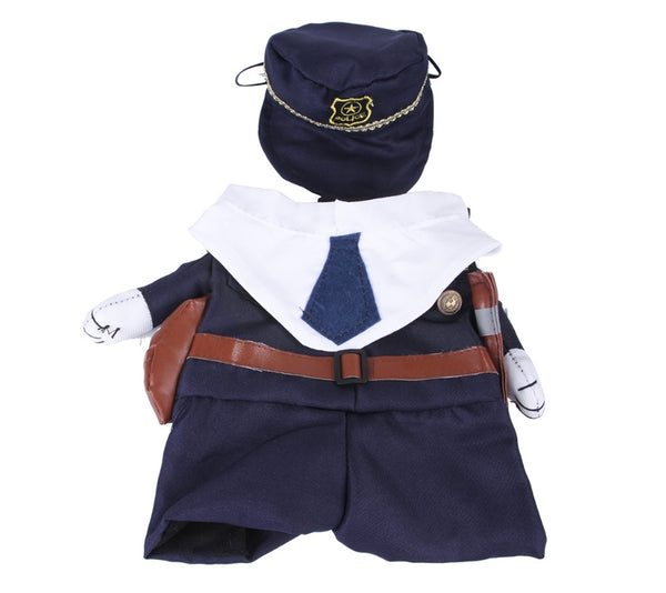 Funny Pet Clothes Police Dog Costume