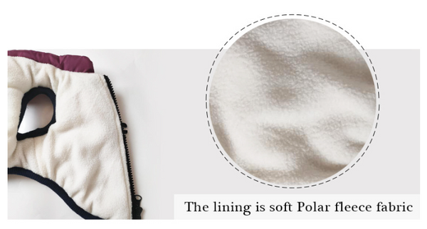 Winter Waterproof Polar Fleece Dog Jacket