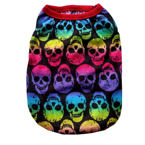 Halloween Pet Clothes Skull Vest