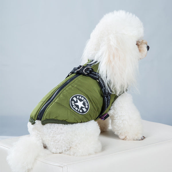 Winter Waterproof Polar Fleece Dog Jacket