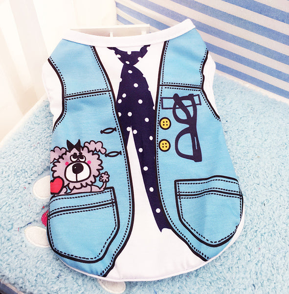 Breathable Fake Strap Dog Vest