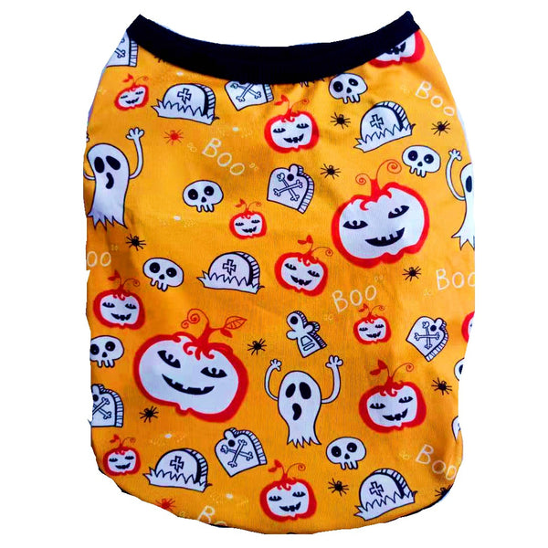 Halloween Pet Clothes Skull Vest