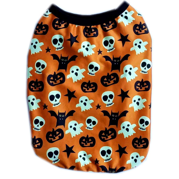 Halloween Pet Clothes Skull Vest