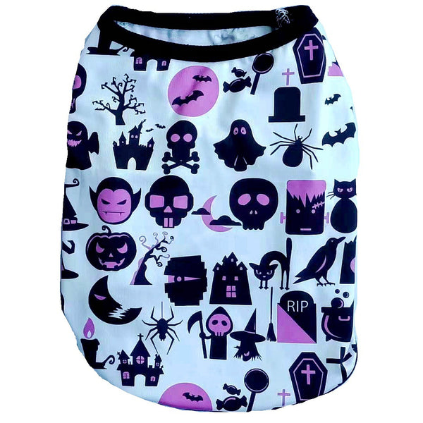 Halloween Pet Clothes Skull Vest
