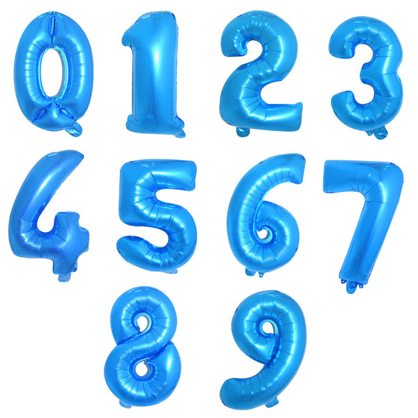 Large Foil Number Air-fill and Helium Balloons (0-9)