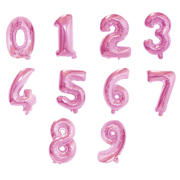 Large Foil Number Air-fill and Helium Balloons (0-9)