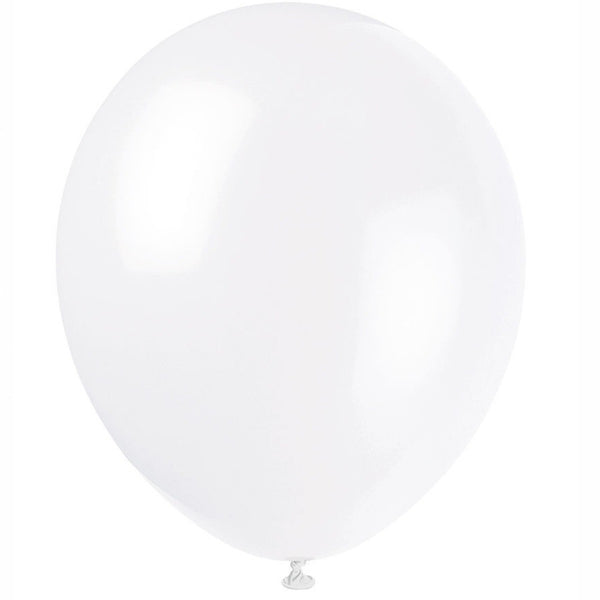 10" Helium-Quality Latex Plain Balloons