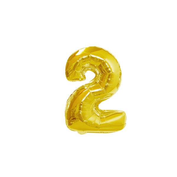 Large Foil Number Air-fill and Helium Balloons (0-9)