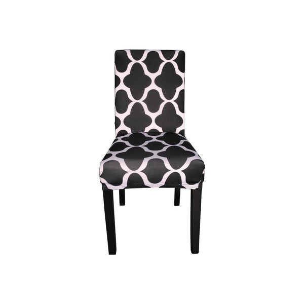 Short Spandex Patterned Printed Chair Cover