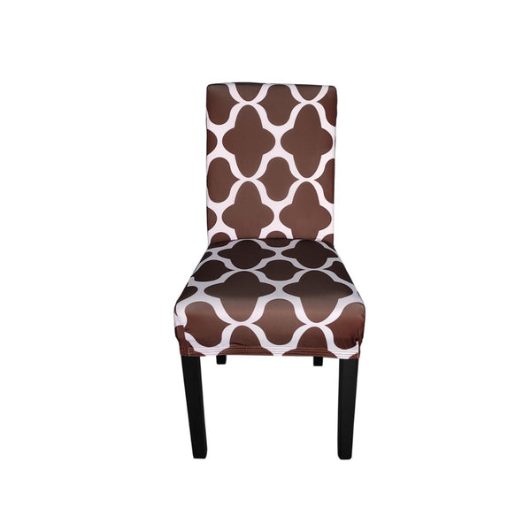 Short Spandex Patterned Printed Chair Cover