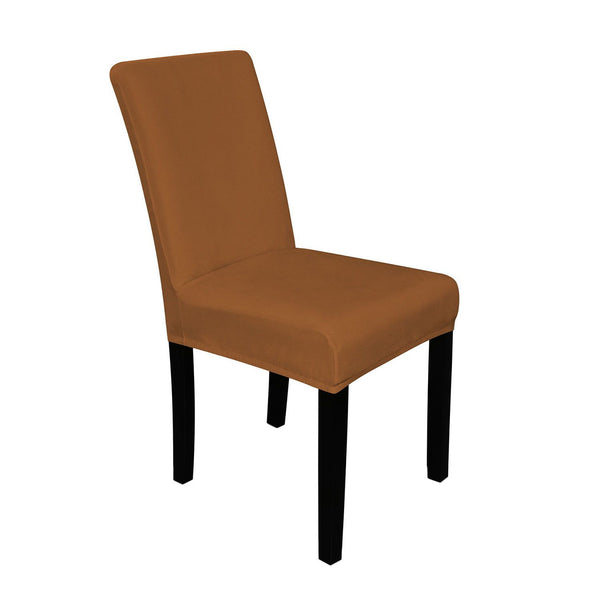 Short Velvet-Touch Spandex Chair Cover