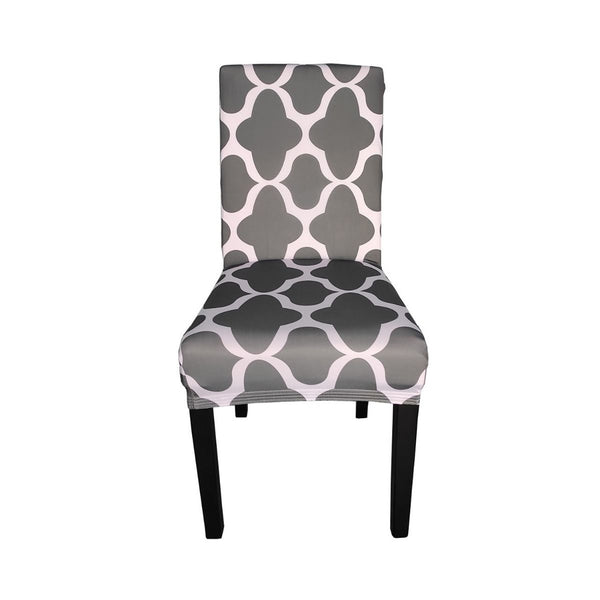 Short Spandex Patterned Printed Chair Cover