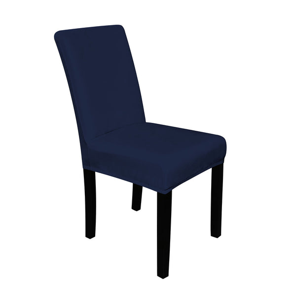 Short Velvet-Touch Spandex Chair Cover
