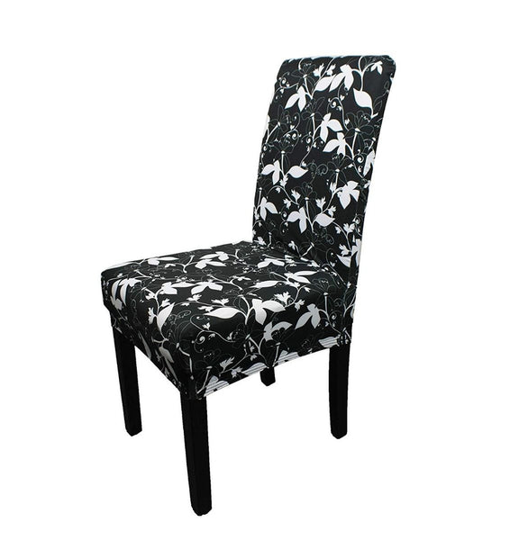 Short Spandex Floral Printed Chair Cover(Design 3)