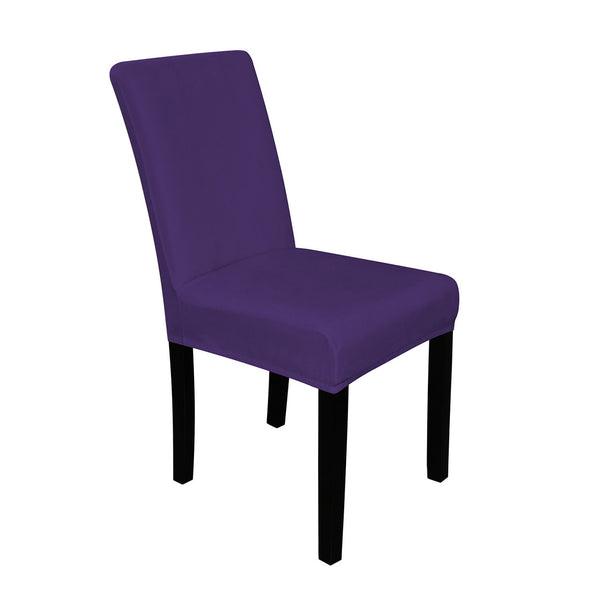 Short Velvet-Touch Spandex Chair Cover