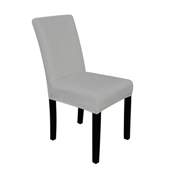 Short Velvet-Touch Spandex Chair Cover