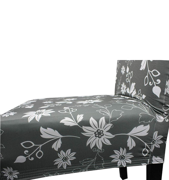 Short Spandex Floral Printed Chair Cover(Design 1)