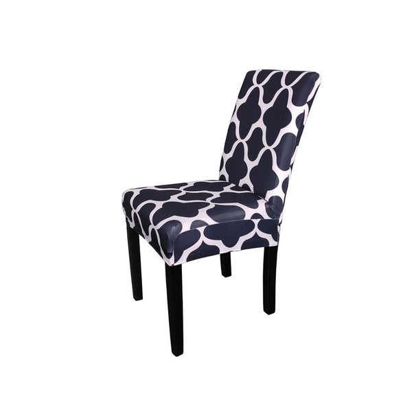 Short Spandex Patterned Printed Chair Cover
