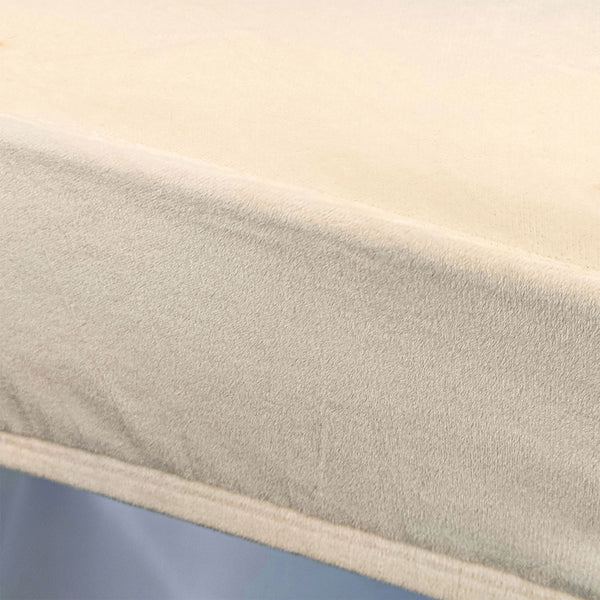 Short Velvet-Touch Spandex Chair Cover