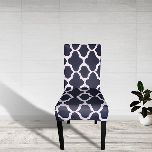 Short Spandex Patterned Printed Chair Cover