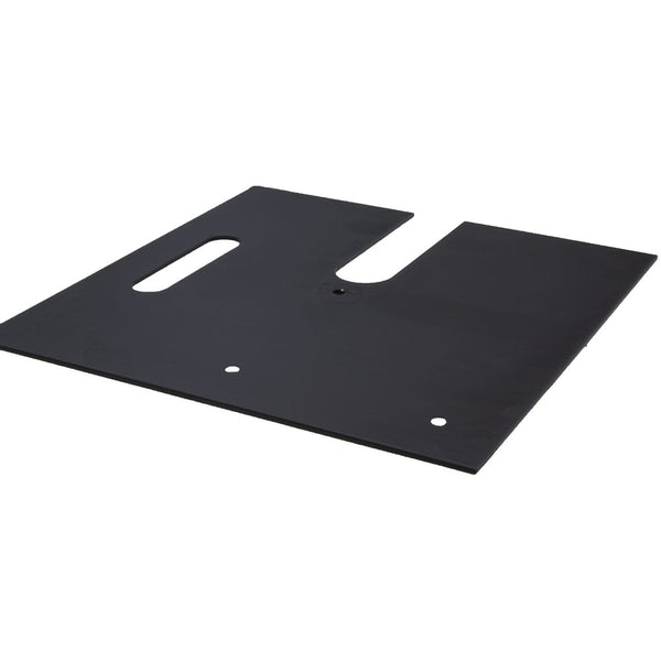 Base Stand 24" x 24" x 3/16" For Slip Fit System (Fits Set B) - Black