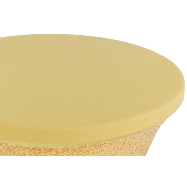 Glitz Sequin Spandex Cocktail Table Cover 30"-32" Round - Gold