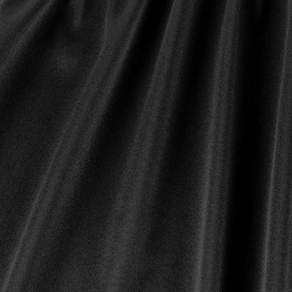 60" Round Spandex Tablecloth With Skirt - Black