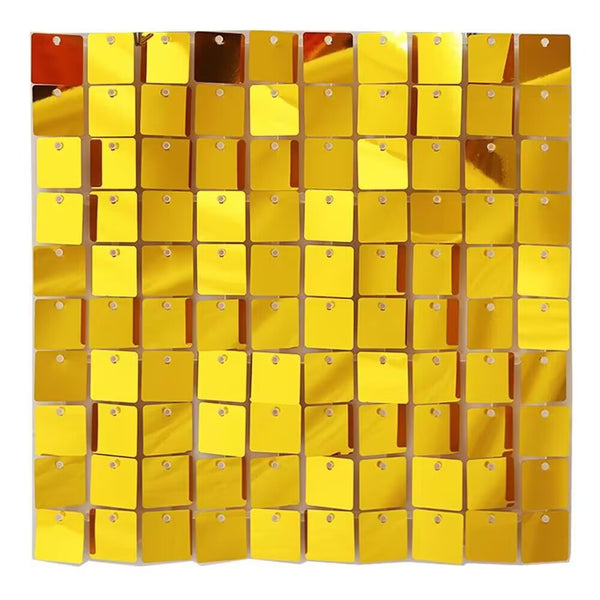 Shimmer Pneumatic Plate Wall Package Backdrop Sequin Panel