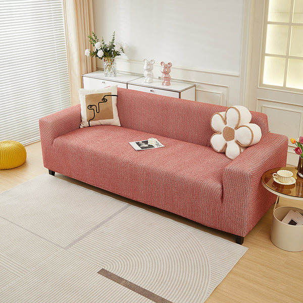 Faux Linen Chenille Sofa Cover
