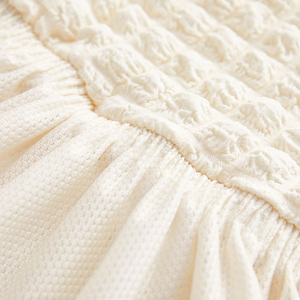 Stretch Bubble Sofa Cover With Skirt