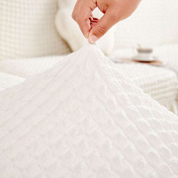 Stretch Bubble Sofa Cover With Skirt