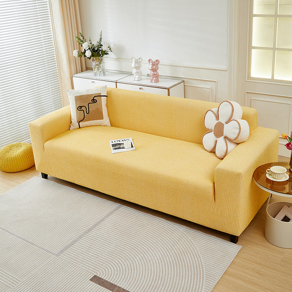 Faux Linen Chenille Sofa Cover