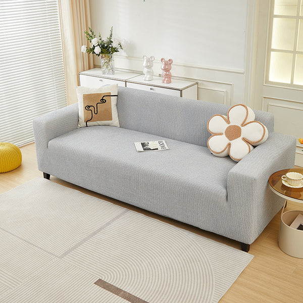 Faux Linen Chenille Sofa Cover