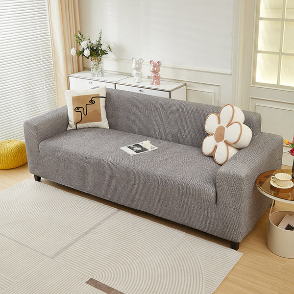 Faux Linen Chenille Sofa Cover