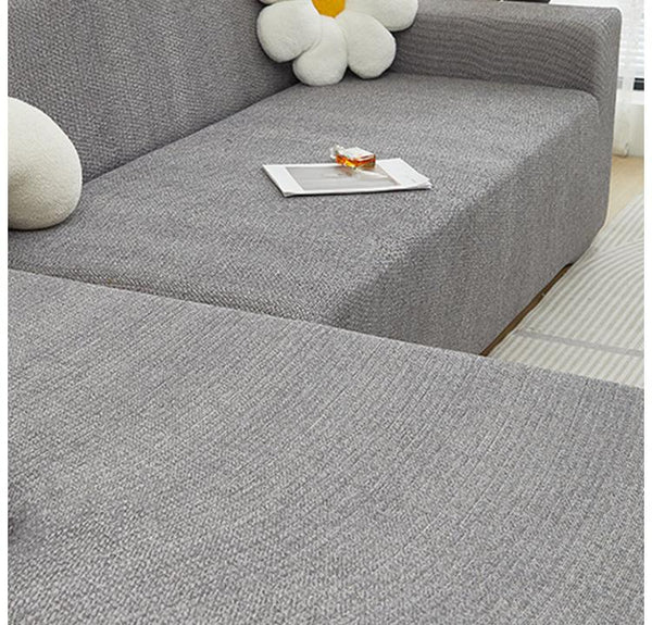 Faux Linen Chenille Sofa Cover