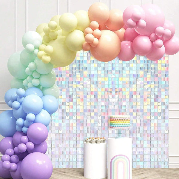 Shimmer Pneumatic Plate Wall Package Backdrop Sequin Panel