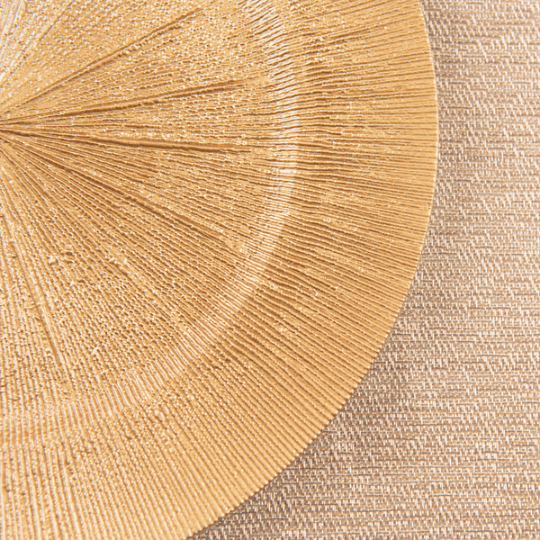 Sunray Acrylic Charger Plate - Gold