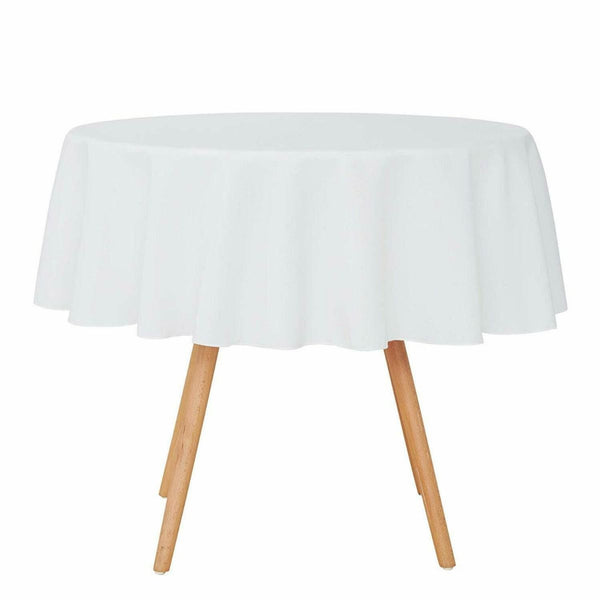Round Spun Polyester Tablecloth