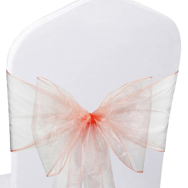 22cm x 280cm Organza Chair Sash(Pack of 10)