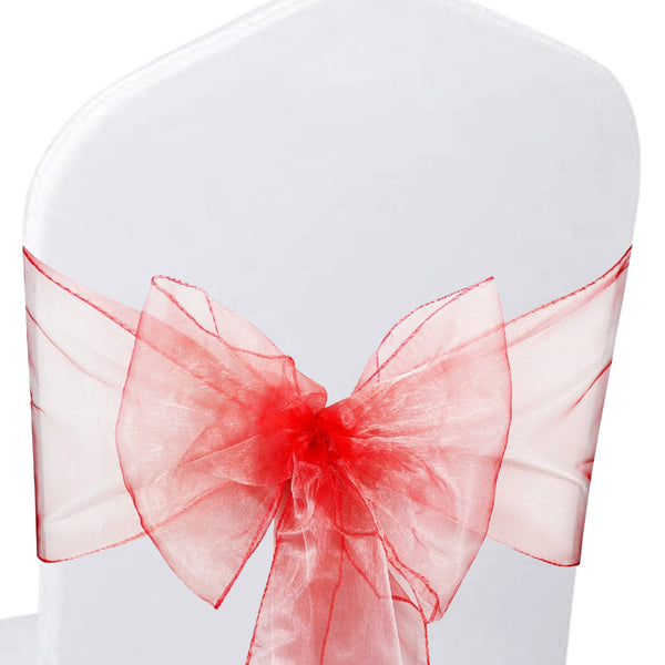 22cm x 280cm Organza Chair Sash(Pack of 10)