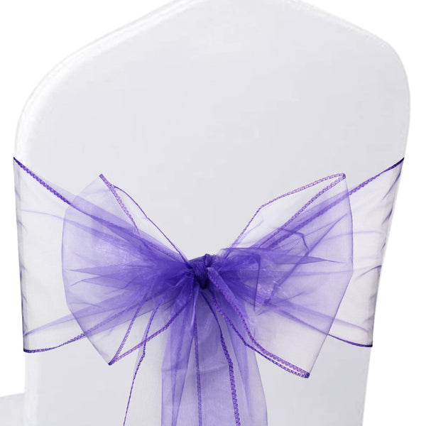 22cm x 280cm Organza Chair Sash(Pack of 10)