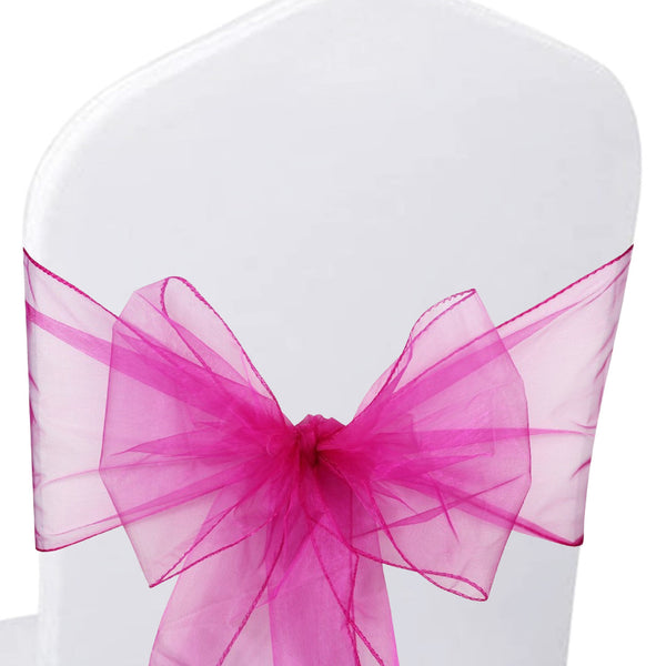 22cm x 280cm Organza Chair Sash(Pack of 10)