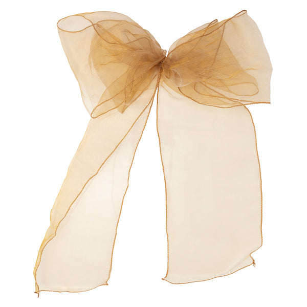 22cm x 280cm Organza Chair Sash(Pack of 10)