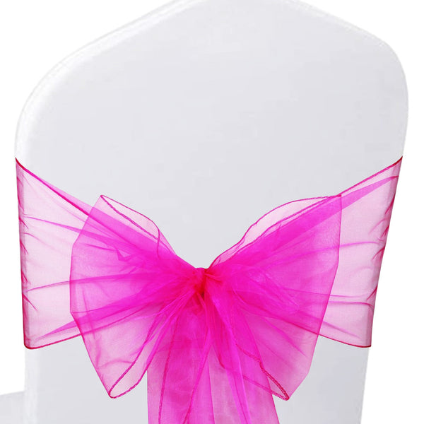 22cm x 280cm Organza Chair Sash(Pack of 10)