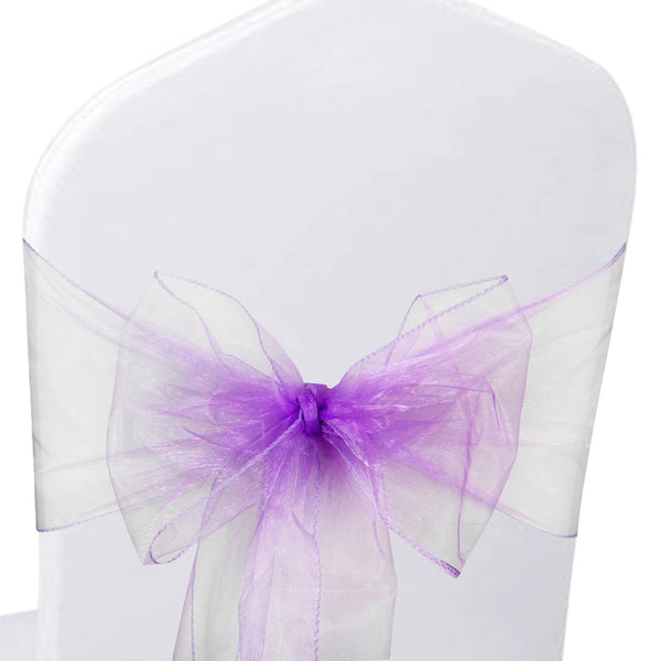 22cm x 280cm Organza Chair Sash(Pack of 10)