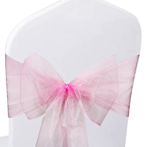 22cm x 280cm Organza Chair Sash(Pack of 10)