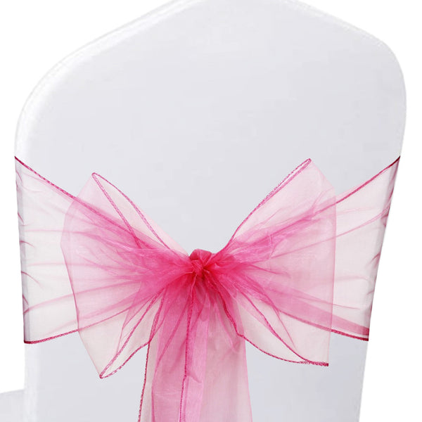 22cm x 280cm Organza Chair Sash(Pack of 10)